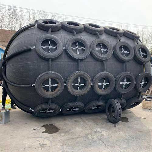 码头用聚氨酯实心填充护舷案例