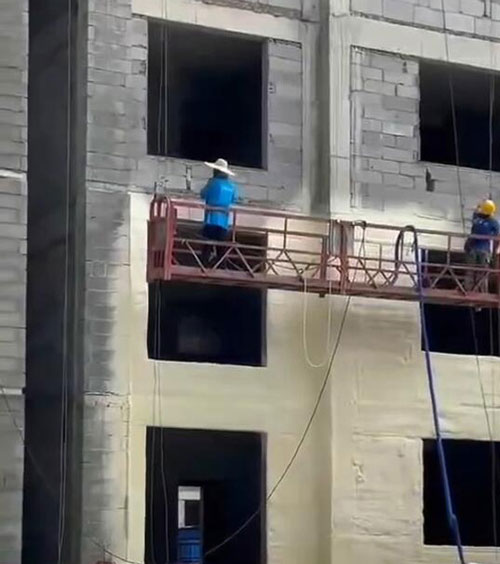 家用墙面喷涂聚氨酯保温案例